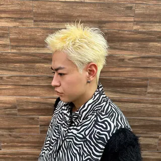 カラー メンズ 韓国メンズヘア 田城伶治のヘアスタイル
