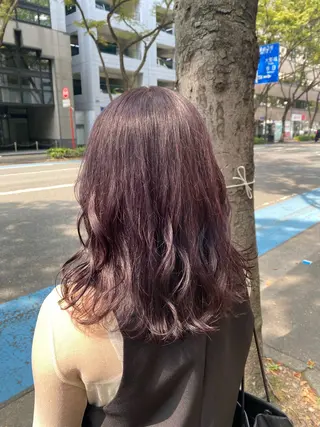 ミディアム カラー 博多韓国ヘア /髪質改善【美涼】のヘアスタイル