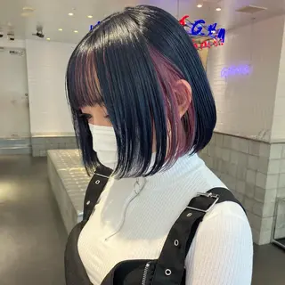 ミディアム 💍ダメージ最小限 ブリーチ/ちさと💍のヘアスタイル