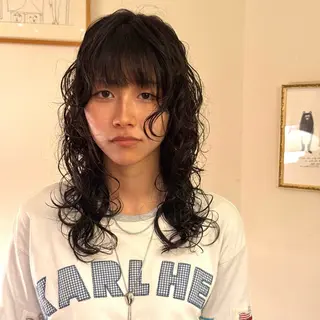 セミロング パーマ レディースパーマ/ 合田  有一朗のヘアスタイル