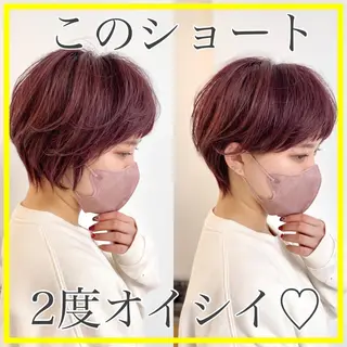 ショート カラー 平田 健一のヘアスタイル