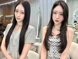 ロング ヘアアレンジ 大宮‎縮毛矯正🩵 レイヤー　佐藤和のヘアスタイル