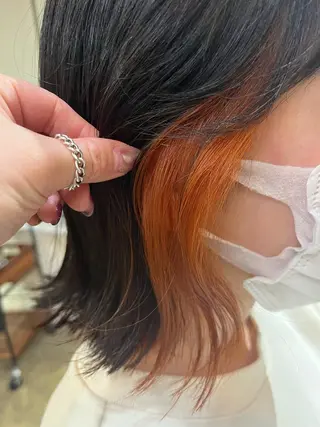 ショート カラー ハイトーンカラー🩵 耳ツボジュエリー👂のその他イメージ