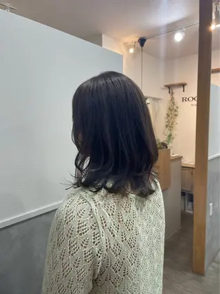 ミディアム ROCCA hair HARU🩵のヘアスタイル