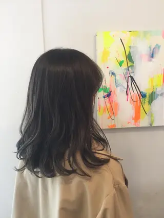 ミディアム カラー 💘透明感カラー💘 沖本 将宏のヘアスタイル