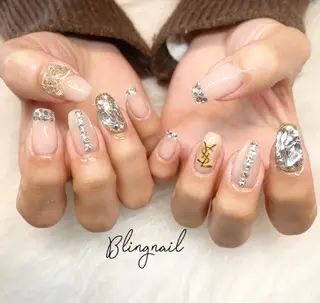 ネイル 23時まで❤︎韓国、 ワンホンネイルのネイルデザイン