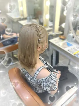ヘアアレンジ 💖韓国ヘア/ハイト ーン💖mikotoのヘアスタイル