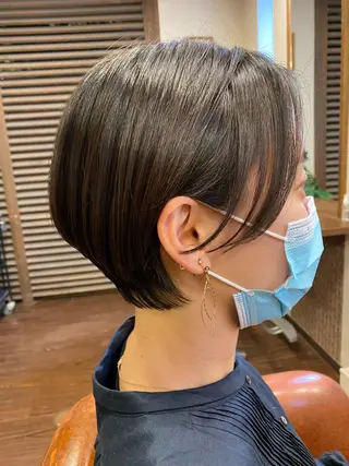 ショート カラー liL  hair サトウリョウタのヘアスタイル