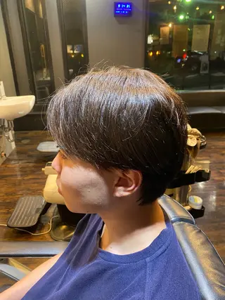 ミディアム メンズ 🌟夜から通える🌟 メンズ専門店長RENのヘアスタイル