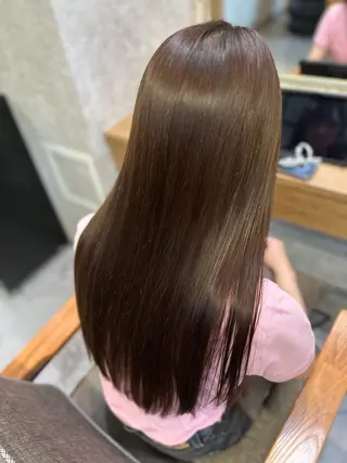 ロング 髪質改善/縮毛矯正/ 艶髪/根本和也のヘアスタイル