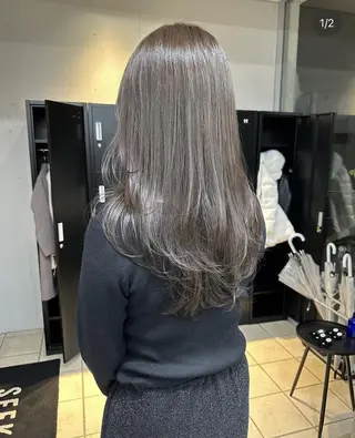 カラー ♡韓国ヘア♡ ブリーチ✨ハイトーンのヘアスタイル