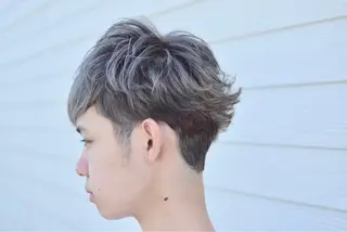 カラー メンズ 信原 獎人のヘアスタイル