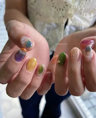 ネイル わたなべ ちかのネイルデザイン