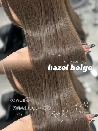 ロング カラー 上品モテヘア🩶 karen🩶のヘアスタイル