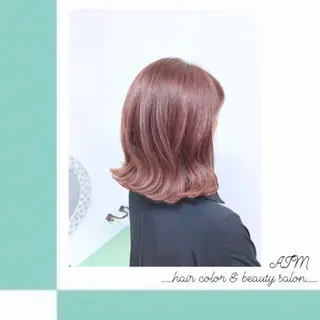 セミロング カラー パーマ ヘアアレンジ 髪質改善✧︎カラー 💎AIM【アイム】のヘアスタイル