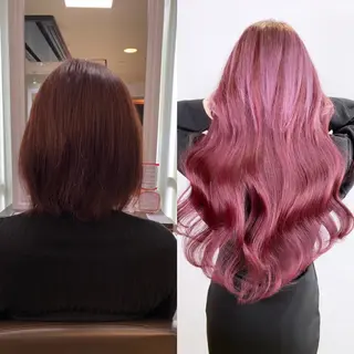 ショート 💎馴染むエクステ× TOMO💎のヘアスタイル