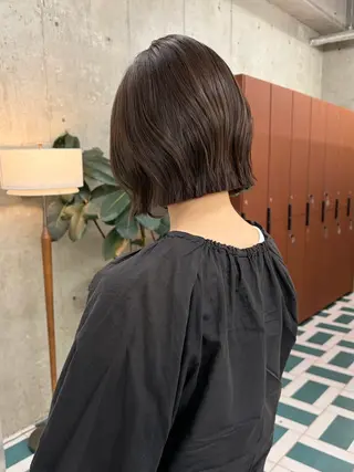 ショート RIN🎀レイヤー/ ボブ/オリーブカラーのヘアスタイル