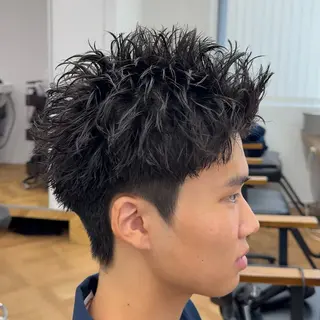ショート 立川メンズ特化/ パーマ職人/氣田瞬介のヘアスタイル
