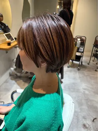 ショート きはね 💚のヘアスタイル