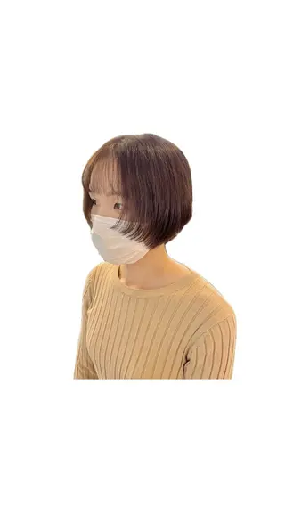 ショート カラー ナチュラル＆ラフヘア 松尾 凌のヘアスタイル