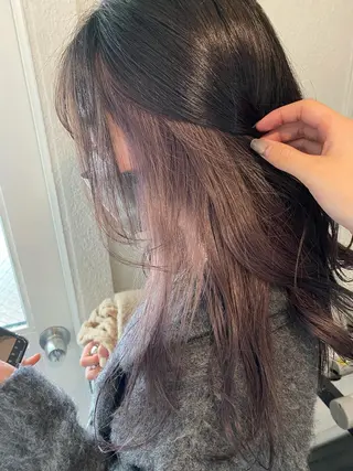 ミディアム 名駅/艶韓国風ヘア miyabiのヘアスタイル