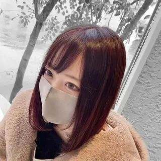 ミディアム カラー sugiki shotaのヘアスタイル