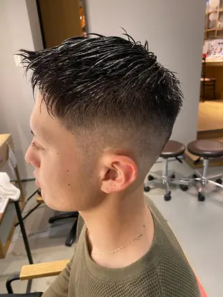 ショート メンズ unopulir 景山　凌のヘアスタイル