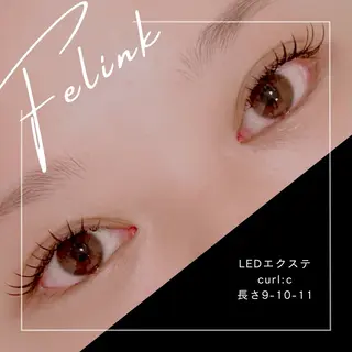 マツエク・マツパ Nail&Eyelash ビューティーサロン Felink所属・felink 茅ヶ崎reikaのマツエク・マツパデザイン