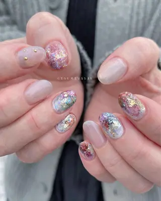 ネイル わたなべ ちかのネイルデザイン