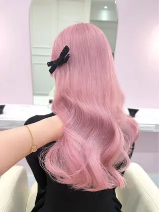 ロング カラー ハイトーンカラー💞 くるみ🎀のヘアスタイル