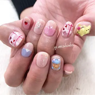 ネイル パラジェル有/ 長さだし/mahoのネイルデザイン