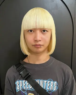 ショート 6/5まで目黒店 カラー🎀ミカゼのヘアスタイル