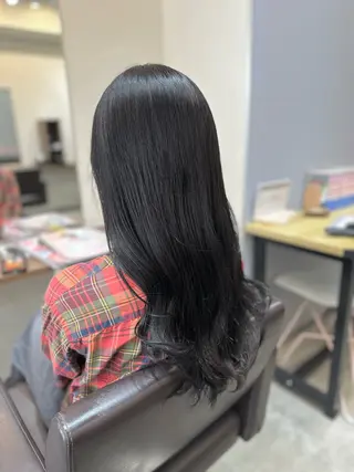 ロング カラー パーマ 平日オススメ✨ プチプラ✨山下のヘアスタイル