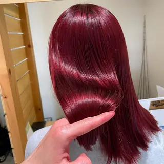 ミディアム カラー ✨髪質改善🎨 杉本賢人のヘアスタイル