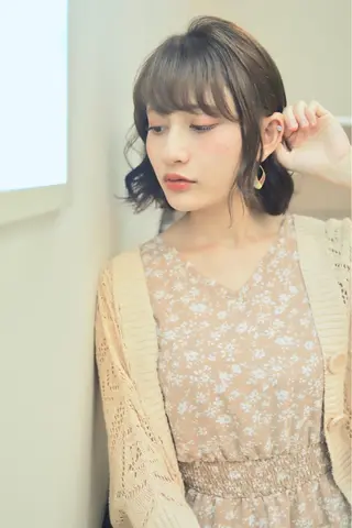 ミディアム 髪質改善酸性縮毛矯正 酸性ストレート◎鈴木のヘアスタイル