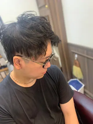 メンズ フリーランス理美容師 いさかのヘアスタイル