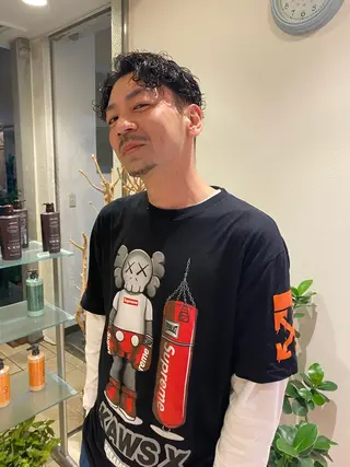 パーマ メンズ さこだ　しょうた 【副店長】のヘアスタイル