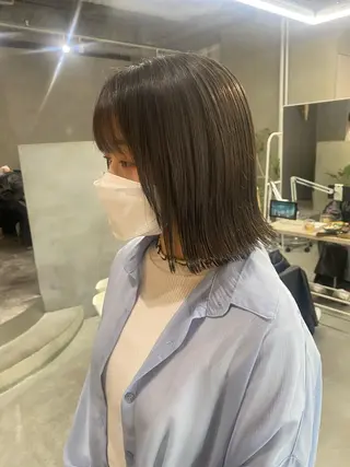 ショート カラー 前橋 姫奈のヘアスタイル
