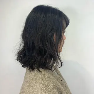 ミディアム 坪井 彰吾のヘアスタイル