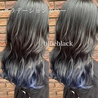 ロング カラー 推しカラー オタク美容師 山本のヘアスタイル