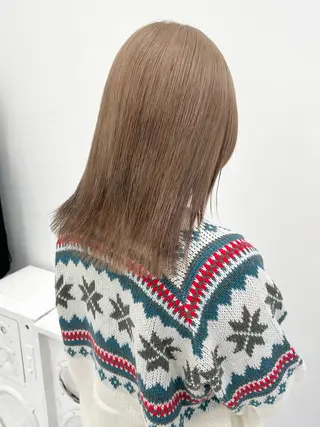 ミディアム カラー HARU//原宿🤍 リピート率NO.1のヘアスタイル