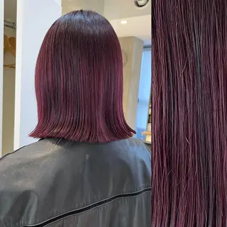 ミディアム カラー ヘアアレンジ stylist ◎RUKI.のヘアスタイル