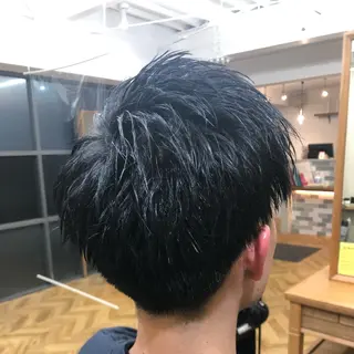 ショート メンズ 西山 良波のヘアスタイル