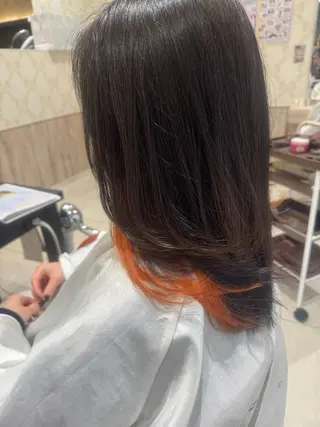 カラー 阿部 脩平のヘアスタイル