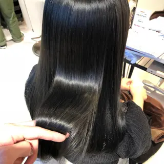 ロング カラー 金子 富士のヘアスタイル
