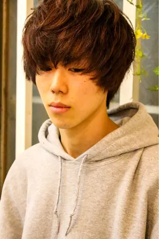 ショート パーマ 児玉 一也のヘアスタイル