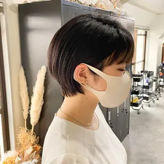 ショート カラー パーマ ヘアアレンジ メンズ キッズ ネイル マツエク・マツパ 大人スタイル 太田のヘアスタイル