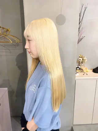 ロング カラー 前橋 姫奈のヘアスタイル