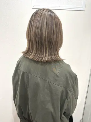 ミディアム カラー 🤍2nd🤍田所 美希のヘアスタイル