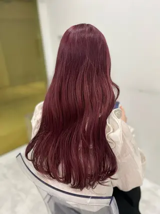 ロング ガーリー♡女の子っぽ ヘア♡ピンクカラー♡のヘアスタイル